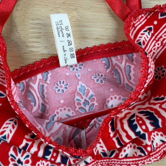 ✨ Spell Gypsiana Bralette ✨ Red Bandana ✨ S - Picture 4 of 5
